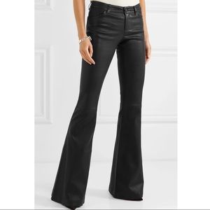 Alice + Olivia
Black Leather Bell Pants